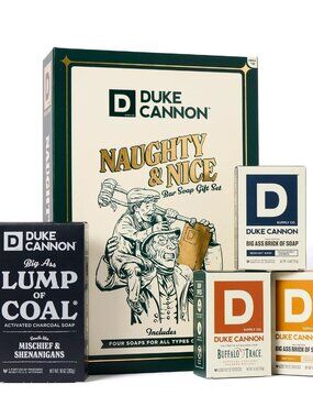 NWT Duke Cannon Naughty & Nice Bar Soap Gift Set